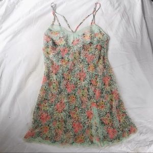 Victoria’s Secret Sheer Floral Slip Dress